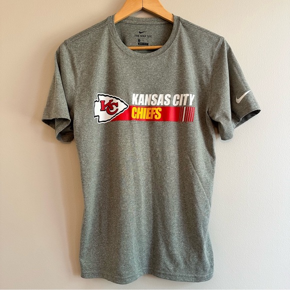 Nike Tops - Nike Dri‑FIT Kansas City Chiefs Tee Women’s Medium Gray | NFL Performance Top